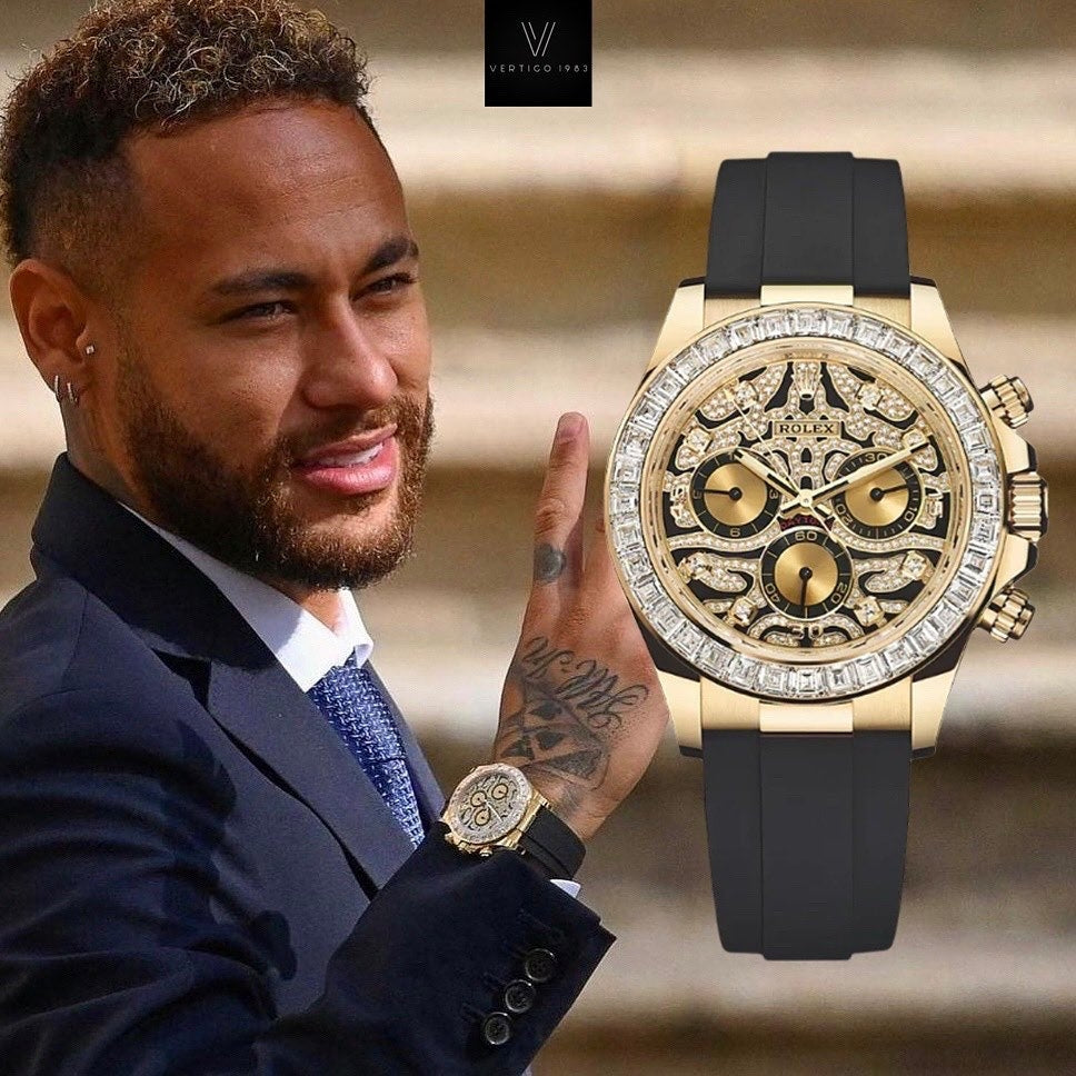Daytona Eye of Tiger Gold Diamond Watch