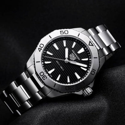 Tagheuer Calibre 36 Black Metal Belt C