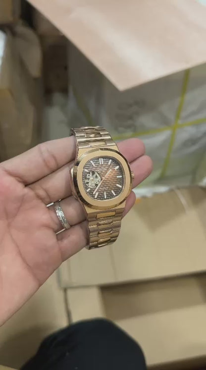 Seiko Nautilus Rosegold premium automatic watch
