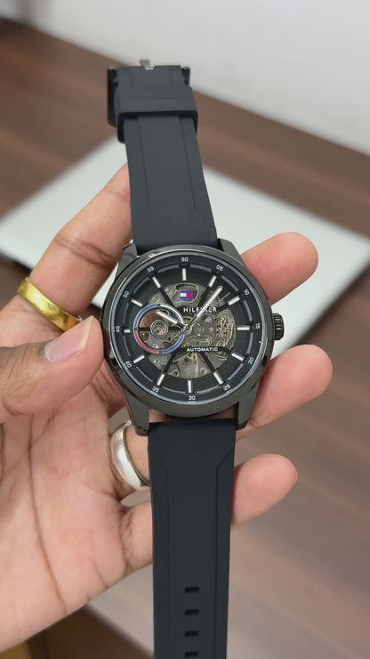 Tommy Hilfiger Black Automatic watch