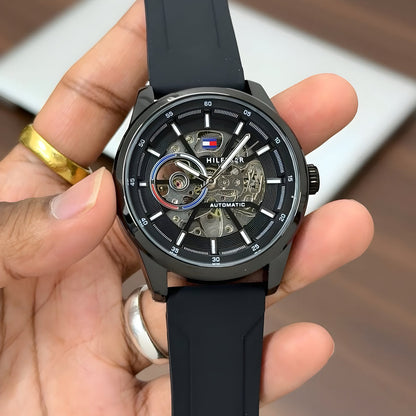 Tommy Hilfiger Black Automatic watch