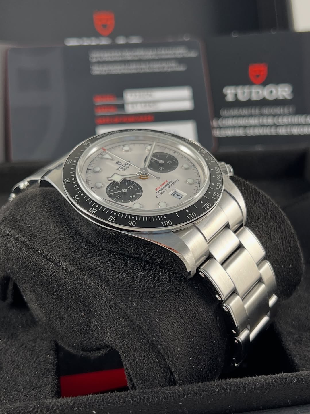 Tudor Black Bay Chrono white Dial Stainless Steel Watch