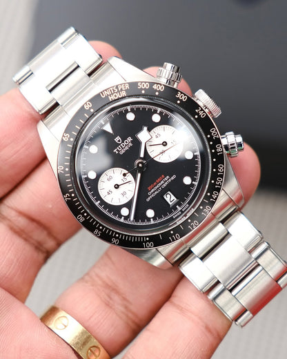 Tudor Black Bay Chrono Black Dial Stainless Steel Watch