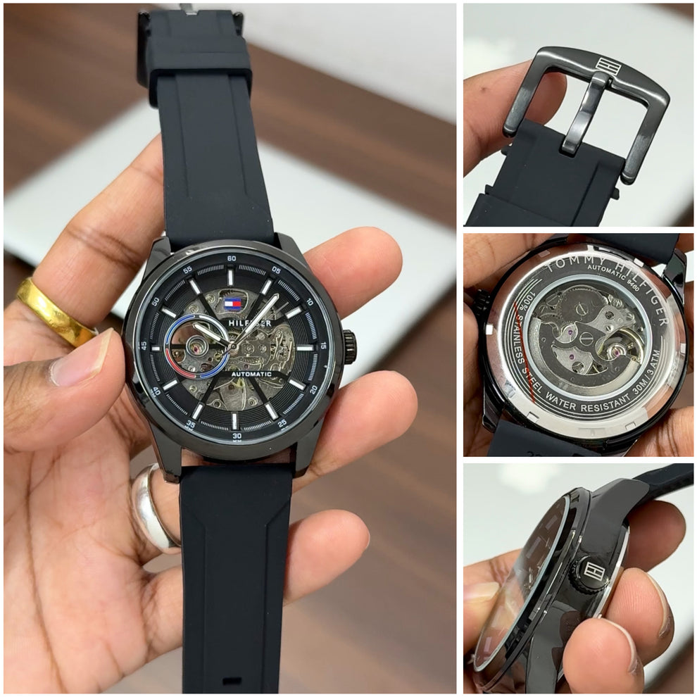 Tommy Hilfiger Black Automatic watch