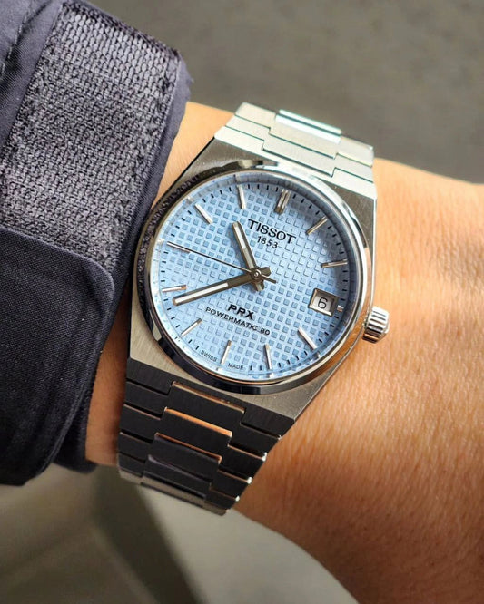 Tissot Prx Premium Stainless Steel Tiffany Dial