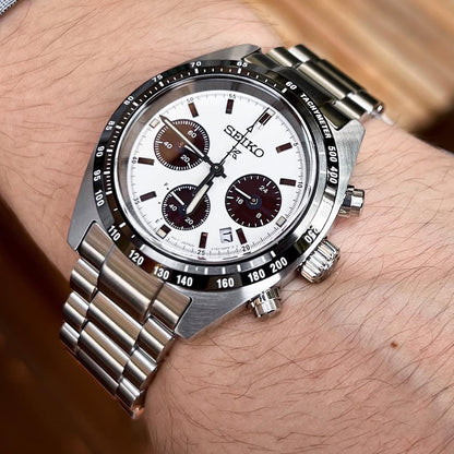 Seiko Prospex Panda SSC813P1 Stainless Steel Metal Watch