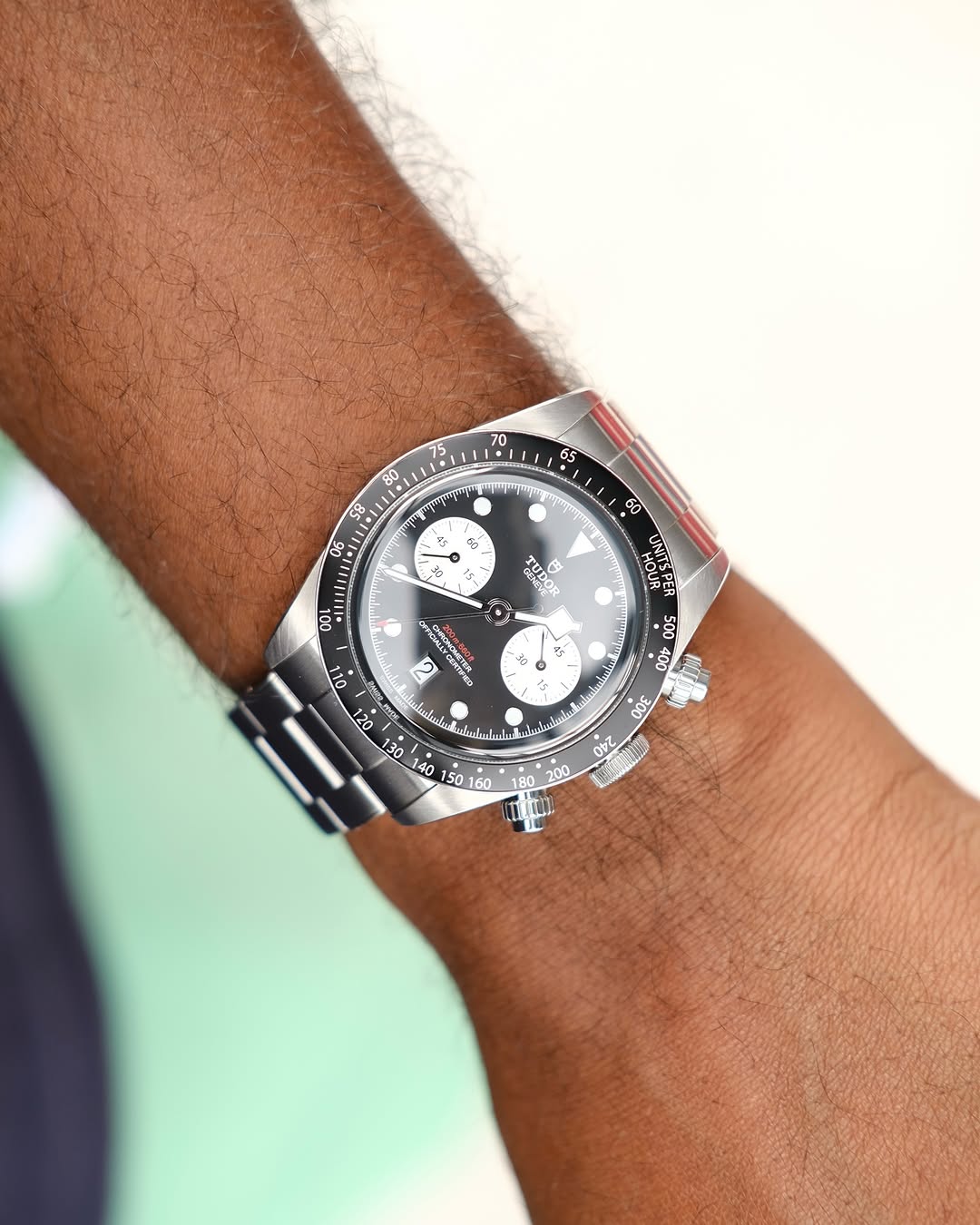 Tudor Black Bay Chrono Black Dial Stainless Steel Watch