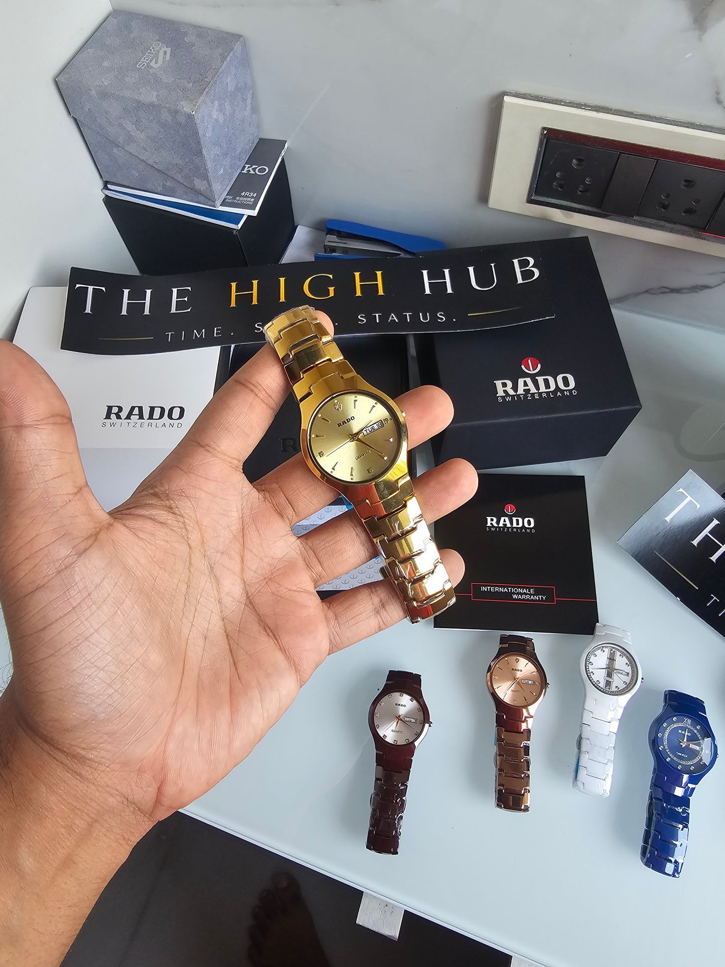 RADO DiaStar Jublie Gold watch
