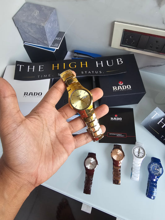RADO DiaStar Jublie Gold watch