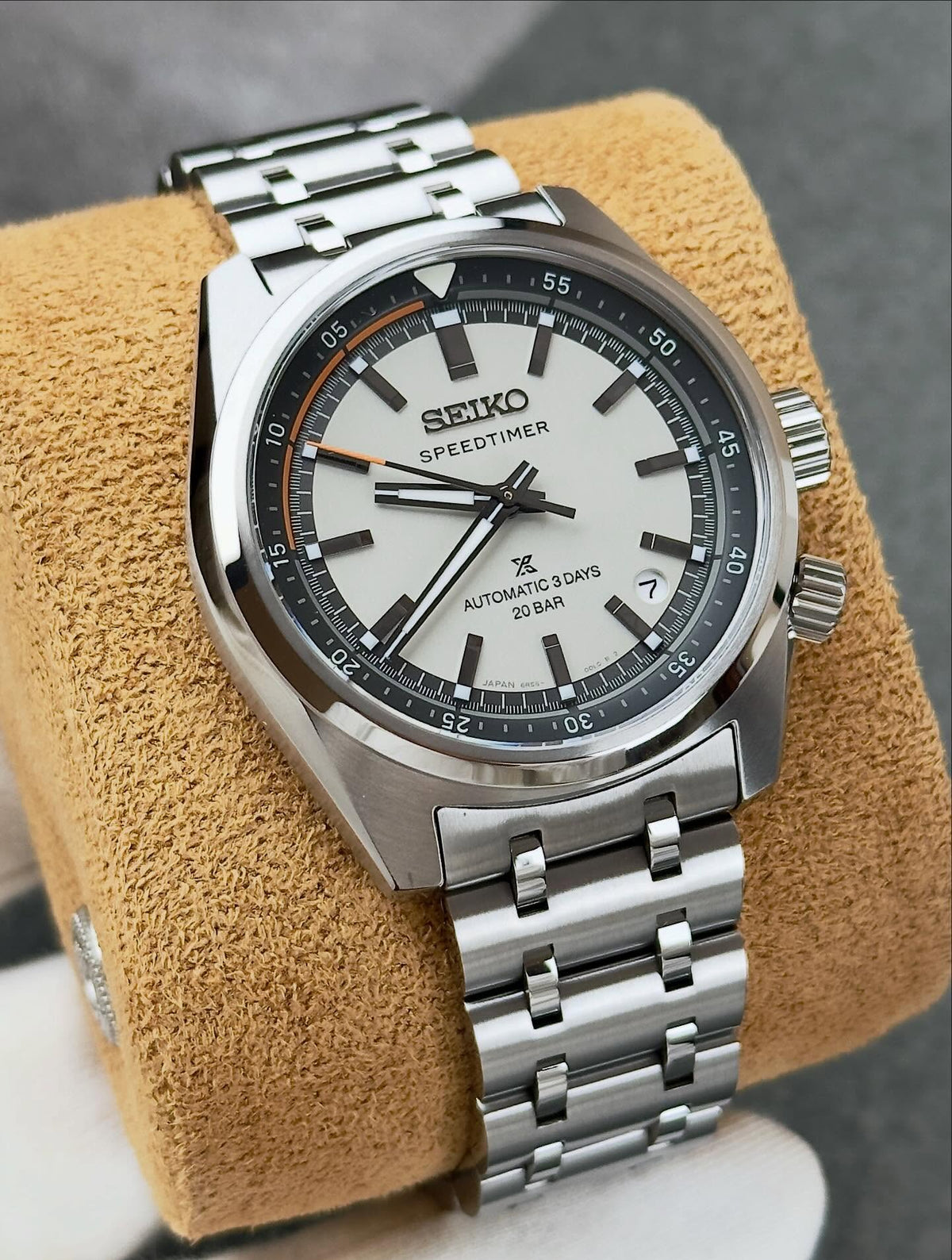 Seiko Prospex Speedtimer Stainless Steel Metal Watch