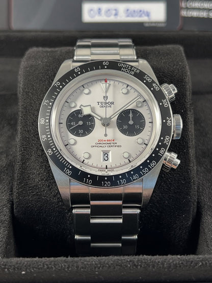 Tudor Black Bay Chrono white Dial Stainless Steel Watch
