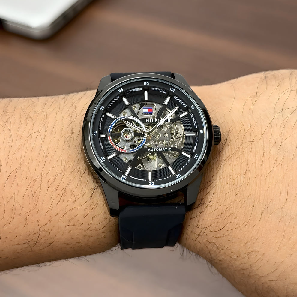Tommy Hilfiger Black Automatic watch