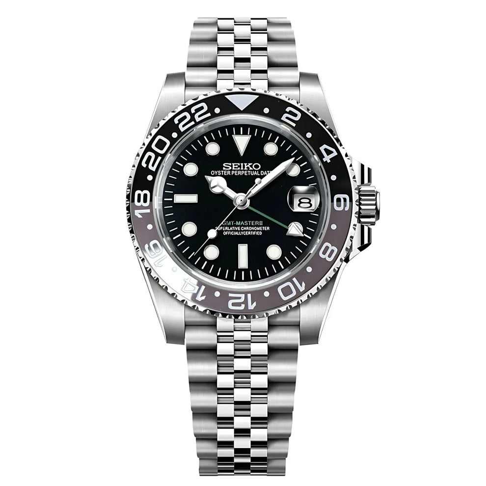Sko GMT master 2 stainless steel watch