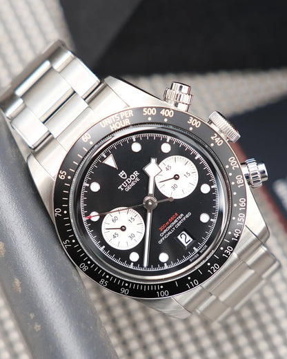 Tudor Black Bay Chrono Black Dial Stainless Steel Watch