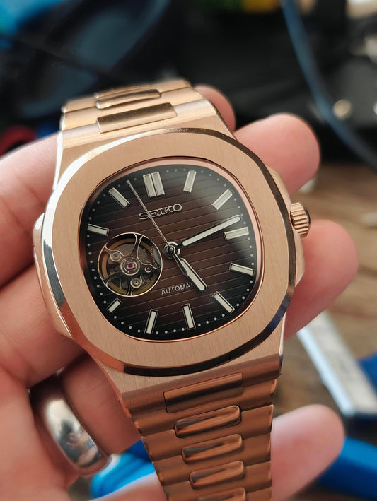 Seiko Nautilus Rosegold premium automatic watch