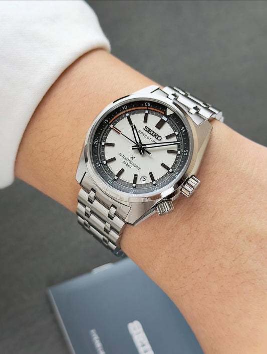 Seiko Prospex Speedtimer Stainless Steel Metal Watch