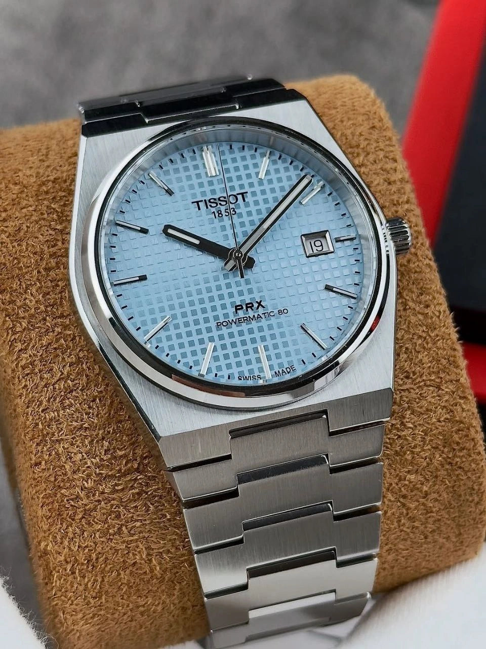 Tissot Prx Premium Stainless Steel Tiffany Dial