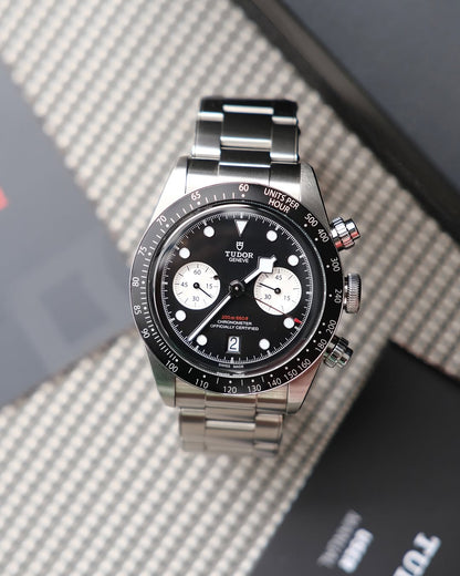 Tudor Black Bay Chrono Black Dial Stainless Steel Watch