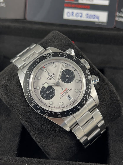 Tudor Black Bay Chrono white Dial Stainless Steel Watch
